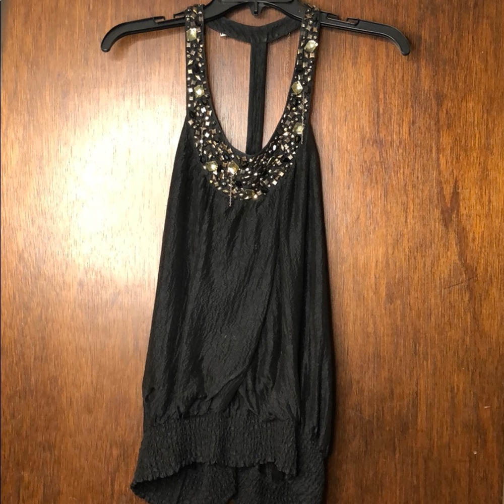 Black Bebe tank top